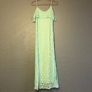 Lace maxi dress